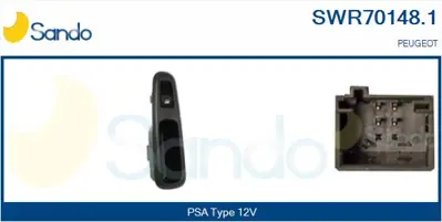 PSA 6490.RK Arka Cam Kumanda Düğmesi  6490RK