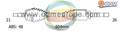 PSA 3273.9P Ön Aks  32734E 32739P