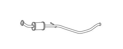 PSA 1717.EA Orta Eksoz Susturucu  1717Z2