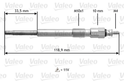 PSA 5962.1P Glow Plug  5960H6 59621Q