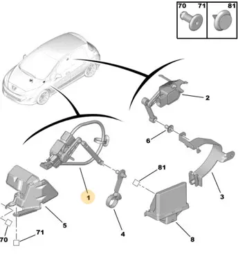 PSA 6224.J4 Otomatik Far Ayar Kaptörü 
