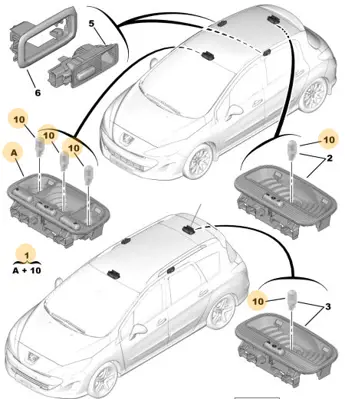 PSA 6362.V0 Tavan Lambası  