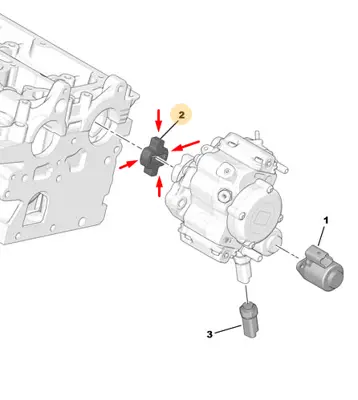 PSA 1933.40 Mazot Pompa Ara Conta  