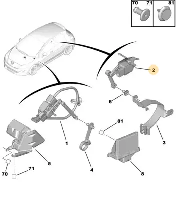 PSA 6224.J5 Otomatik Far Ayar Kaptörü 