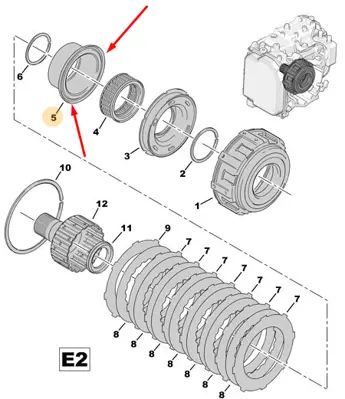 PSA 2319.11 Otom.Şanzum.Kontra Piston 