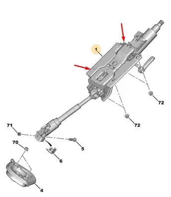 PSA 4123.EW Dıreksıyon Mılı  