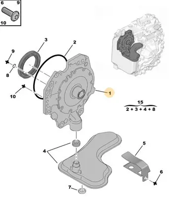 PSA 2262.26 Otom.Şanzuman Yağ Pompası 