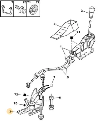 PSA 2437.80 Vites Çubuk Bağlan Ayağı  192699 243780 79023653 870300800 9001941