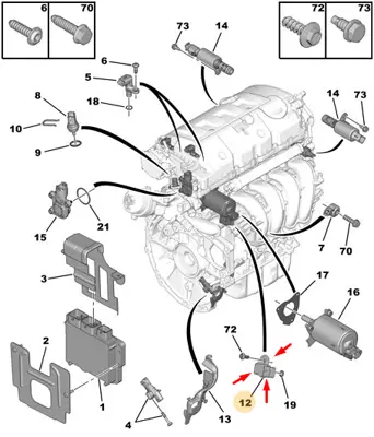 PSA 1920.LW Basınç Kaptörü  13627539811 1920LW V753981180