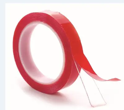 MTJ 8124 Cıft Taraflı Bant 2,5cm 5 Metre Seffaf Sılıkon 