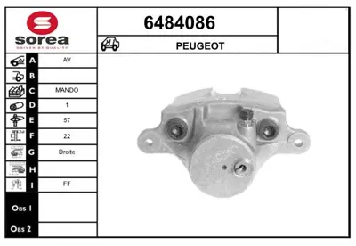 PSA 1610699080 Sağ Ön Fren Silindiri  1610699080