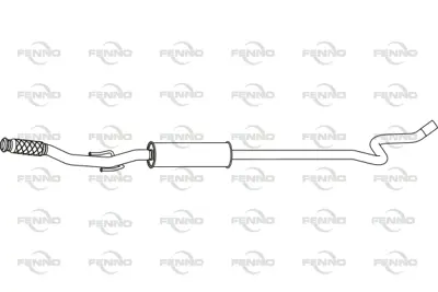 PSA 1613222280 Exhaust Pıpe 1717QF