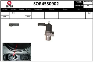 PSA 1629097080 Direksiyon Pompası  9654151080 9684713280