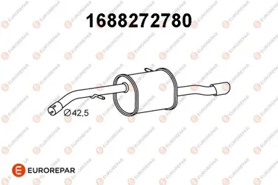 PSA 1607558580 Arka Susturucu  1607558580