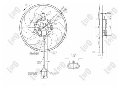 GM 24413315 Radyatör Fan Dav.Y20dth Ast-G 1314451 1314541 24413315 90572580