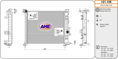 GM 13283249 Radyatör A13dtc-A13dte-A17dtc Meriva-B 1300309 13283249