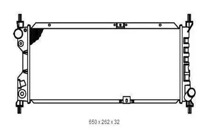 GM 90410049 Radyatör X15d X17d Combo-B 1300151 90410049