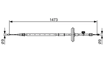 GM 13442084 Cableparkıngbrake 13442084