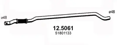 GM 55702043 Tup Boru 51782332 51801133 55702043 5854365