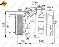 GM 93176862 Es Kompresörü 93176862 1854066 1854097 1854121 1854148 24416178 24430319 6854001 6854031 9122120