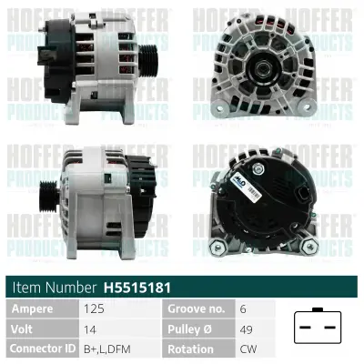 GM 93198178 Ne Alternatör M883627 MW30620870 MW30638577 MW30750737 MW30774528 MW31216373 2310000Q0A 2310000Q0E 2310000Q1F 2310000QA7