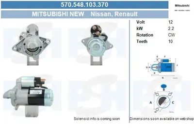 GM 95518998 Marş Motoru Est M1T80681 M001T80681 2330000Q0A 2330000Q3E 2330000Q1D 233003172R 2330000Q1E 233002654R 2330000Q1G 233000721R