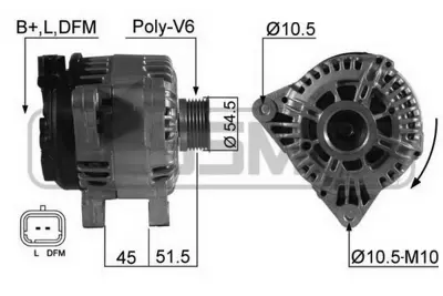 PSA 5705.EW Est Alternatör 5702A6 5702A7 5702C5 5702C6 5702ES 5702F3 5705AC 5705AL 5705EW 5705HC