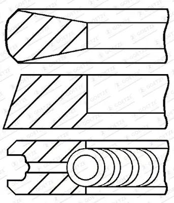 PSA 0640.P1 3 Segman Takımı 0640.P1
