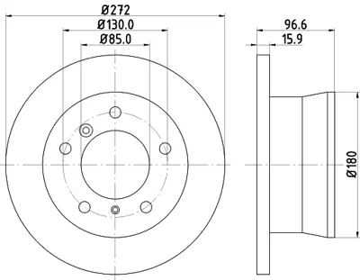BOSCH 098647933 Fren Dıskı A9024230412 A9024230312 A9024230112 2D0615601D 2D0615601A 9024230612 9024230512 9024230412 9024230312 9024230112