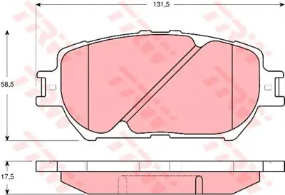 BOSCH GDB3314 Fren Balatası Camry 