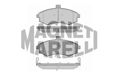 MAGNETI MARELLI 323700007000 Fren Balatası Ön Elantra 00>06 Matrıx 01>10 581012DA00 581012FA01 5810117A10 58101M2A02 5810117A00 581012DA31 581012DA40 581012DA60 581012D050 581012SA31
