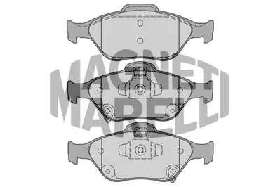 MAGNETI MARELLI 323700007800 Fren Balatası Ön Yarıs 06>11 Fransa Montaj / Charade 11> 044650D050 23202 24022 24023 AC800281D ADB31637 PAD1543 500223