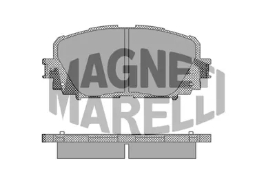MAGNETI MARELLI 323700018300 Fren Balatası Ön Yarıs 06>10 Diskli Araçlar Japonya Montaj Abs'Li 0446552270 24708 AC838681D PAD1572 5002220 130460-57682 572594B