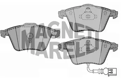 MAGNETI MARELLI 323700028000 Fren Balatası Ön Tt 06>10 2.0 Tfsı 3.2 V6 Quatro 8J0698151A 8J0698151F 8P0698151A 4F0698151K 8P0698151 1K0698151B 4E0698151M 4E4698151A 4F0698151A 4F0698151B