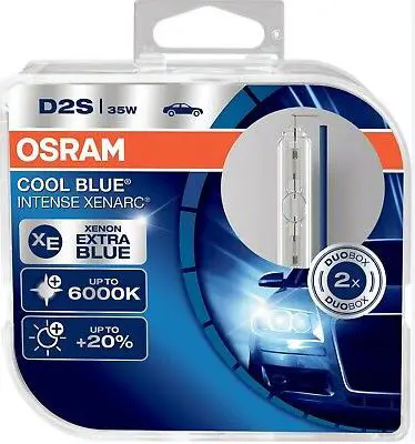 OSRAM 66240CBI DUO D2s Xenon Ampul Cool Blue 5500 Kelvın Set Beyaz Işık 