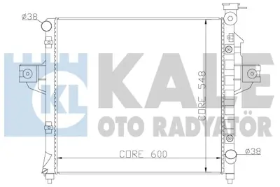 KALE 342085 Radyator Grand cherokee ıı 4,7 v8 4x4 99 05 52079425AE