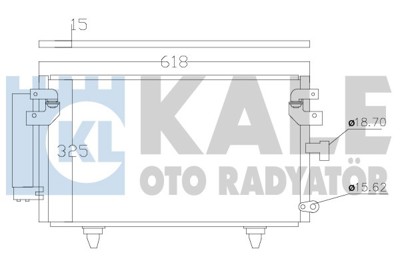 KALE 389900 Condenser Forester 73210AG000