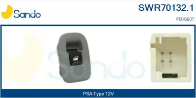PSA 96751119MA Arka Cam Kumanda Düğmesi 96751119MA