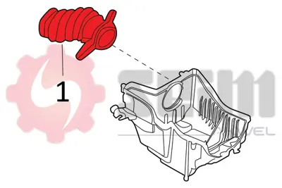 FORD 7M51 9A673 FJ Hava Fıltre Borusu 7M519A673EJ 1673571 7M519A673EF 1511205 7M519A673EG 1543828 7M519A673EH 1607484 7M519A673EE 1493258