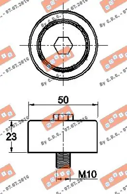 HYUNDAI 2528604050 V Kayıs Gergı Rulmanı 2528604000 2528604050 252122B020 252122B120 252122B720 2521204050