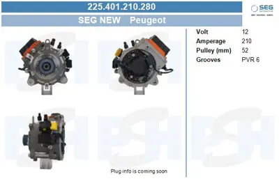 PSA 9676536980 Yeni Alternatör 9676536980 9675616380 931428