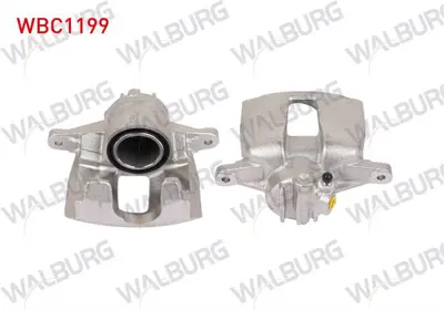 WALBURG WBC1199 Fren Kalıper Sağ On Pıston 54mm Dısk 283mm Cıtroen Berlıngo 99-11 / C3 I 02-10 / C4 I 04-11 / Xsara  