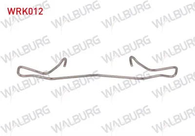 WALBURG WRK012 Fren Kalıper Yayı On Golf V / Golf Vı / Jetta / Passat / Polo / Caddy / A1 / A3 / A4 / A5/ Fabıa / O 
