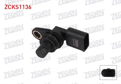 ZEGEN ZCKS1136 Krank Devır Sensoru Vw Bora I 1.6 16v 2000-2005 / Golf Iv 1.6 16v 2000-2005 / Audı A2 1.4 Aua Bby 2 