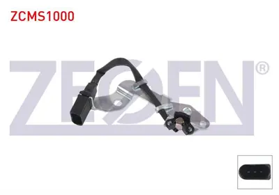 ZEGEN ZCMS1000 Eksantrik Devır Sensoru Kablolu 150mm Seat Cordoba 2.0 115hp Azl Bbx 2002-2009 
