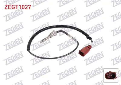 ZEGEN ZEGT1027 Egzoz Sıcaklık Sensoru (Egt) Volkswagen Multıvan V 1.9 Tdı 2000-2003 