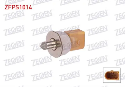 ZEGEN ZFPS1014 Yakıt Basınc Sensoru Volkswagen Golf V (1k1) 1.4 Tsı 2007-2009 / Jetta Iıı 1.4 Tsı 2006-2010 
