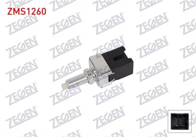 ZEGEN ZMS1260 Fren Musuru 4 Pın Honda Cıvıc Vı 1995-2001 / Cr-V I 1995-2002 / Prelude V 1996-2000 