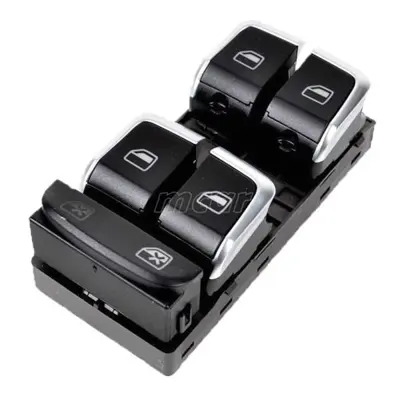 ZEGEN ZSW1153 Cam Acma Anahtar Grup Krom 10 Pın Audı A4 - A5 - Q3 - Q5 2007- 