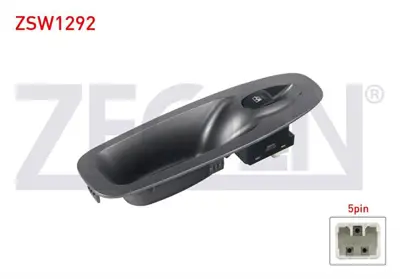 ZEGEN ZSW1292 Cam Acma Anahtarı Teklı 5 Pın Hyundaı Accent 2003-2006 